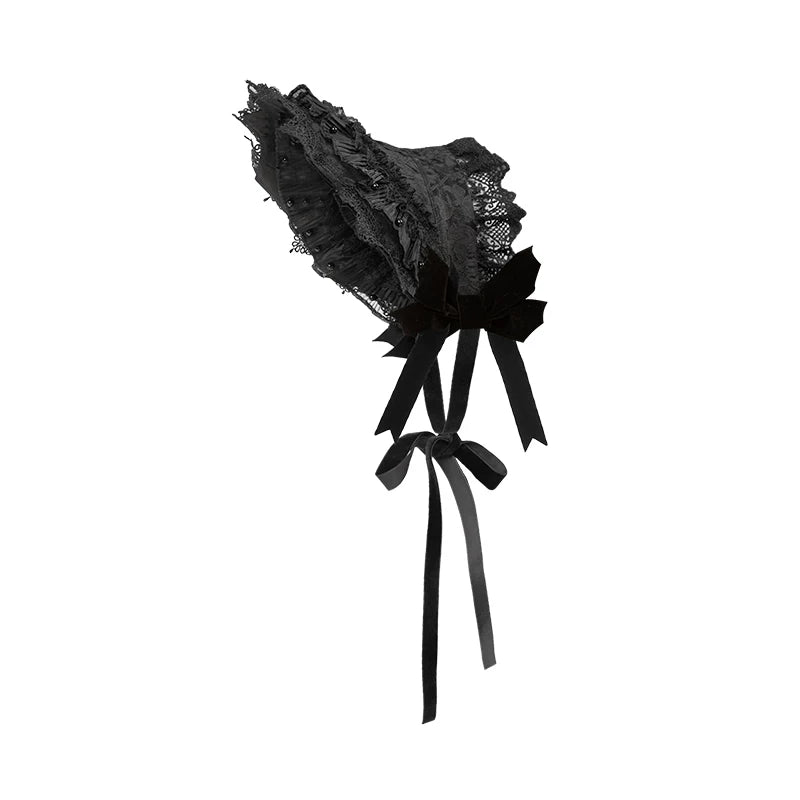 Under the Hanging Moon - Black Gothic Lolita SK Set, Modified Mamian Skirt (M) / L M S) 44665:817648