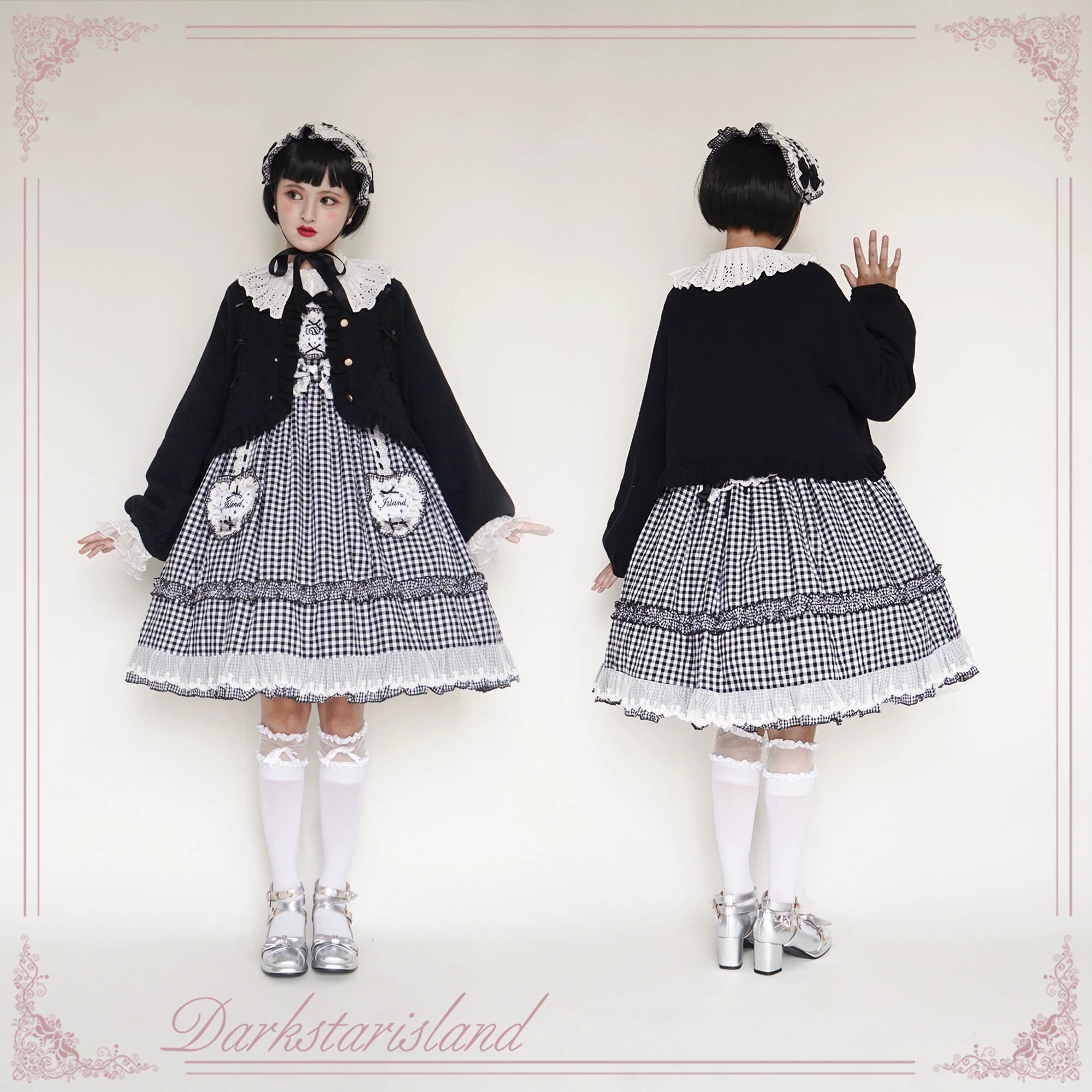 (BFM)Dark Star Island~Sugar Frost~Sweet Lolita Cardigan Knit Embroidered Sweater 34274:449448