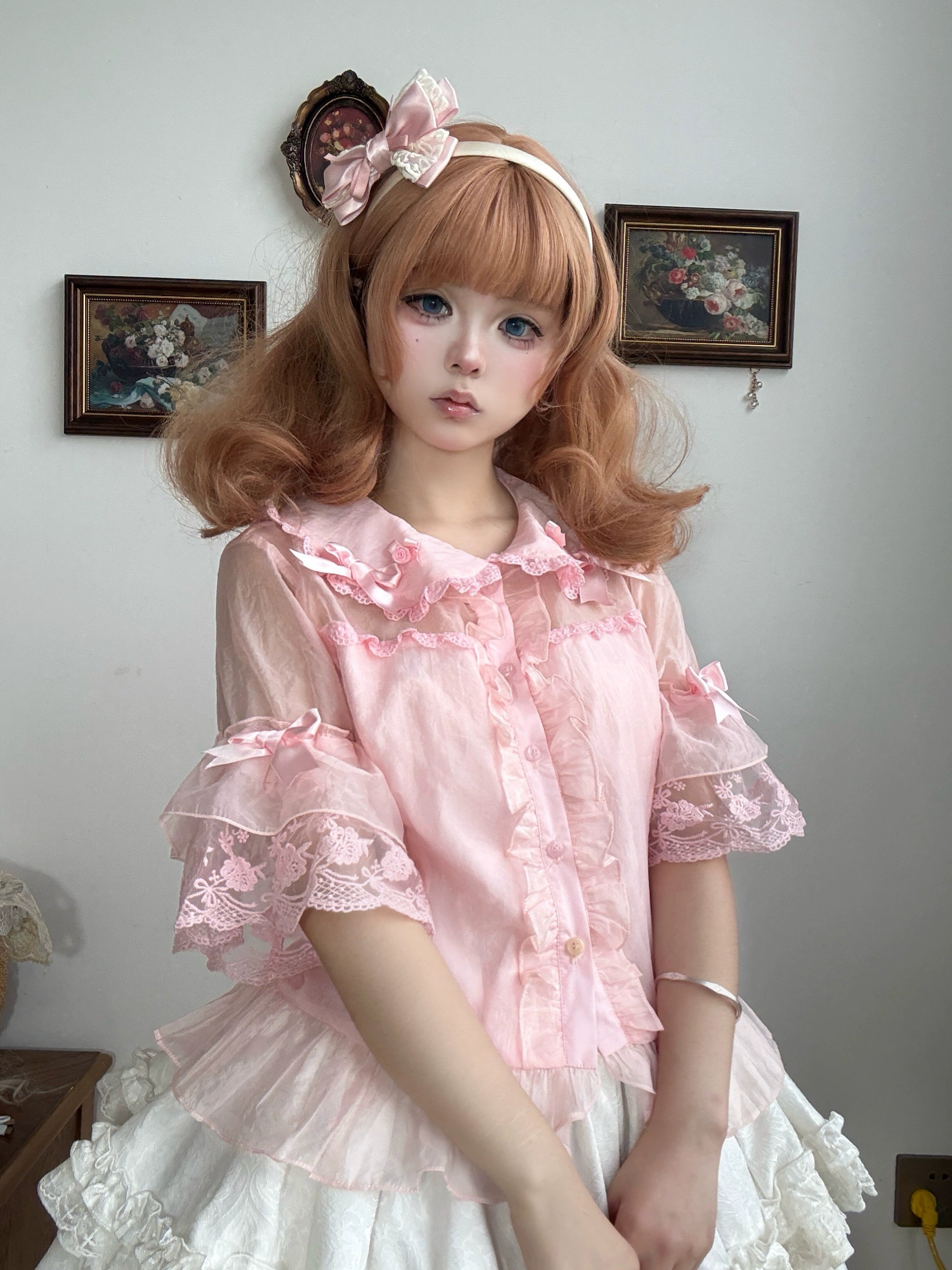 TaTaTa Lolita - Plaid Baileys - Old School Lolita Pink Plaid JSK (L M S) 43380:774655