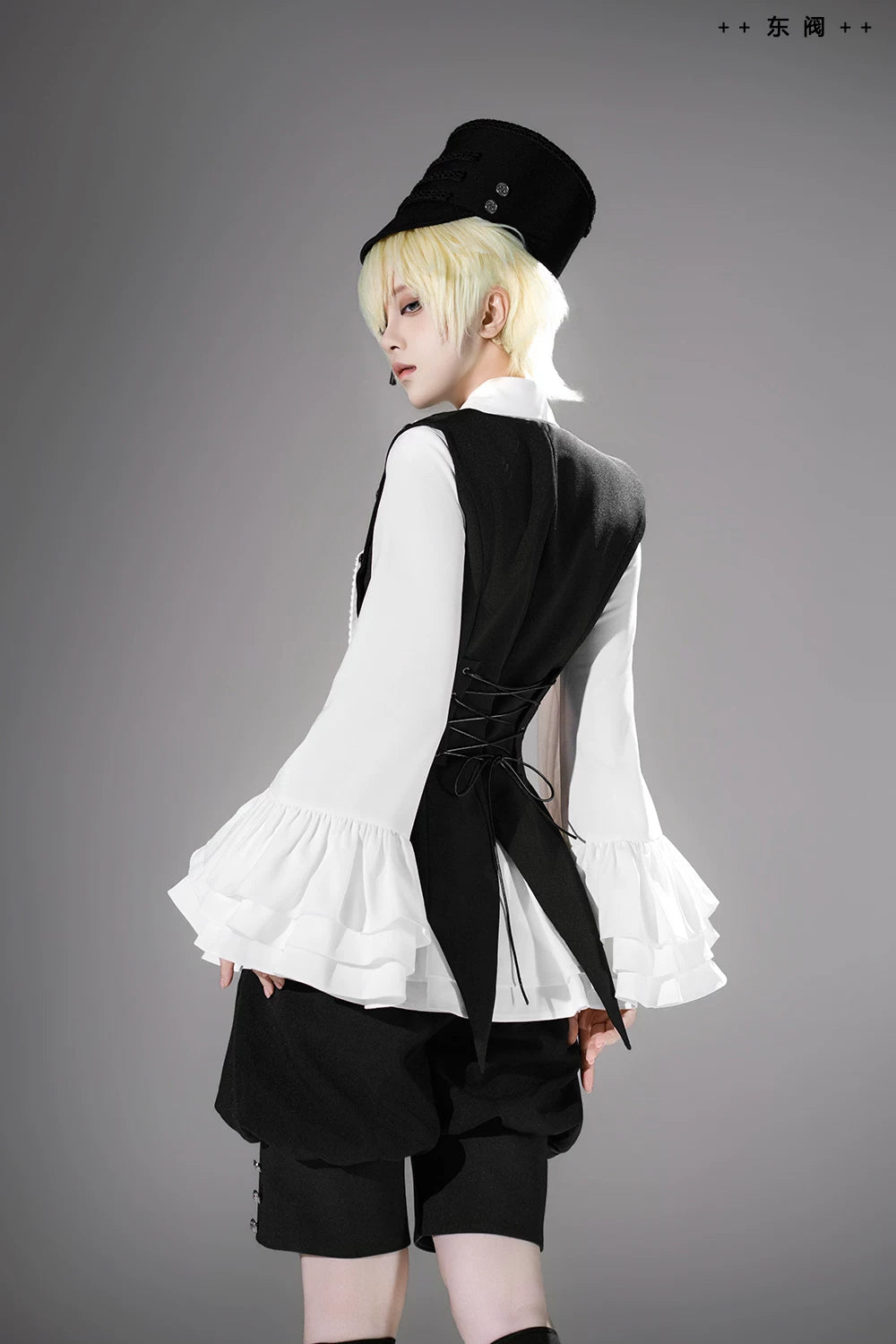 Ashes - Vintage Ouji Lolita Blouse and Shorts Set