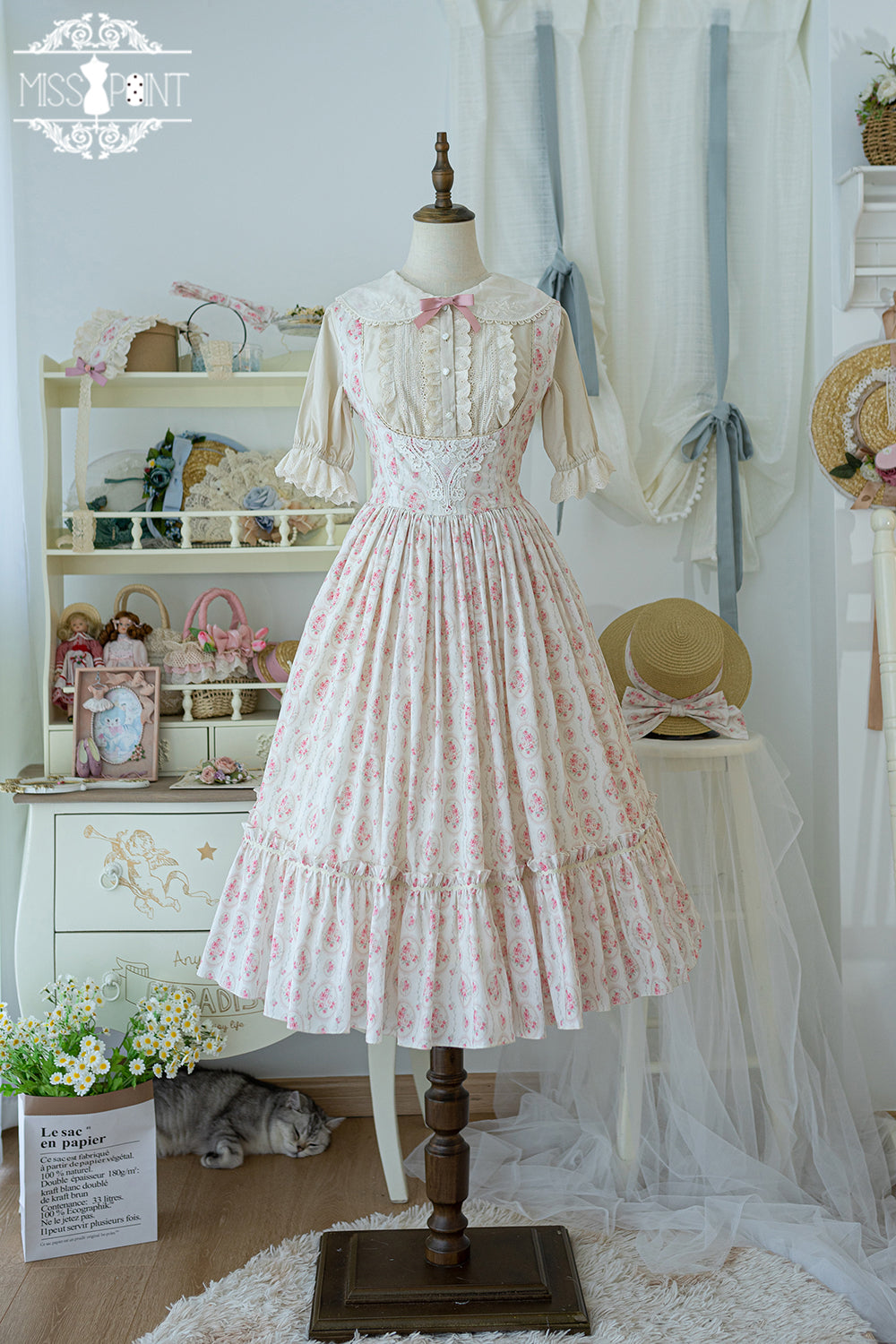 (Buyforme)Miss Point~Happy Summer Elegant Lolita Floral JSK 17940:246056
