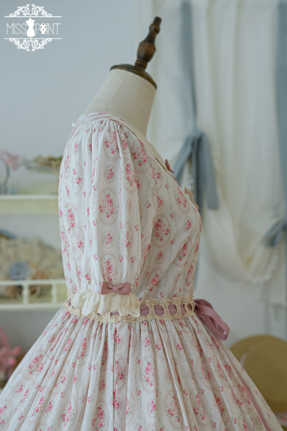 Miss Point~Customized Elegant Lolita OP Dress Cute Daily Girl Short Lolita Dress 35670:519722