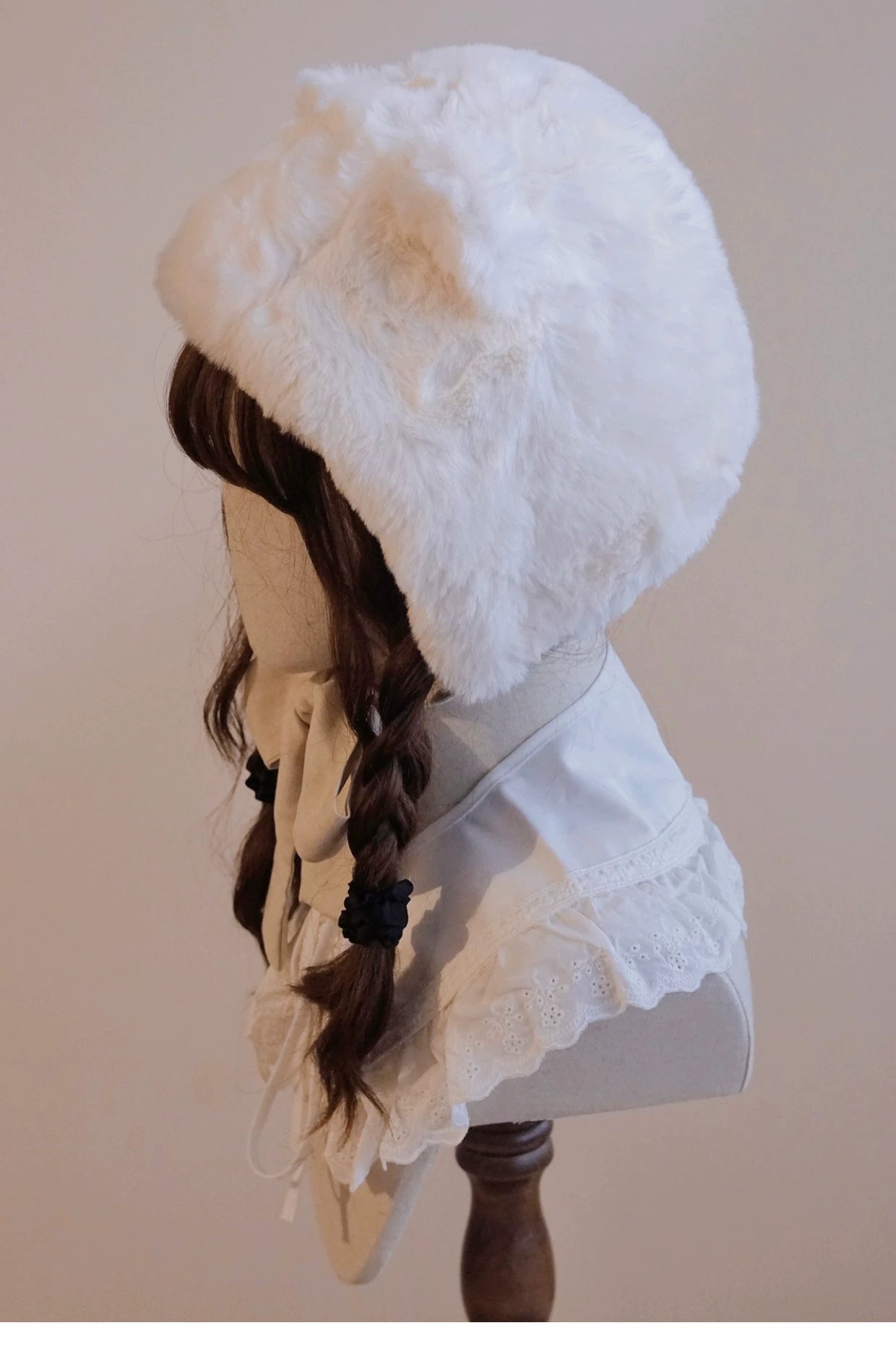 (BFM)Besozealous~Winter Lolita Hat Bear Ears Hooded Hat 32264:379608