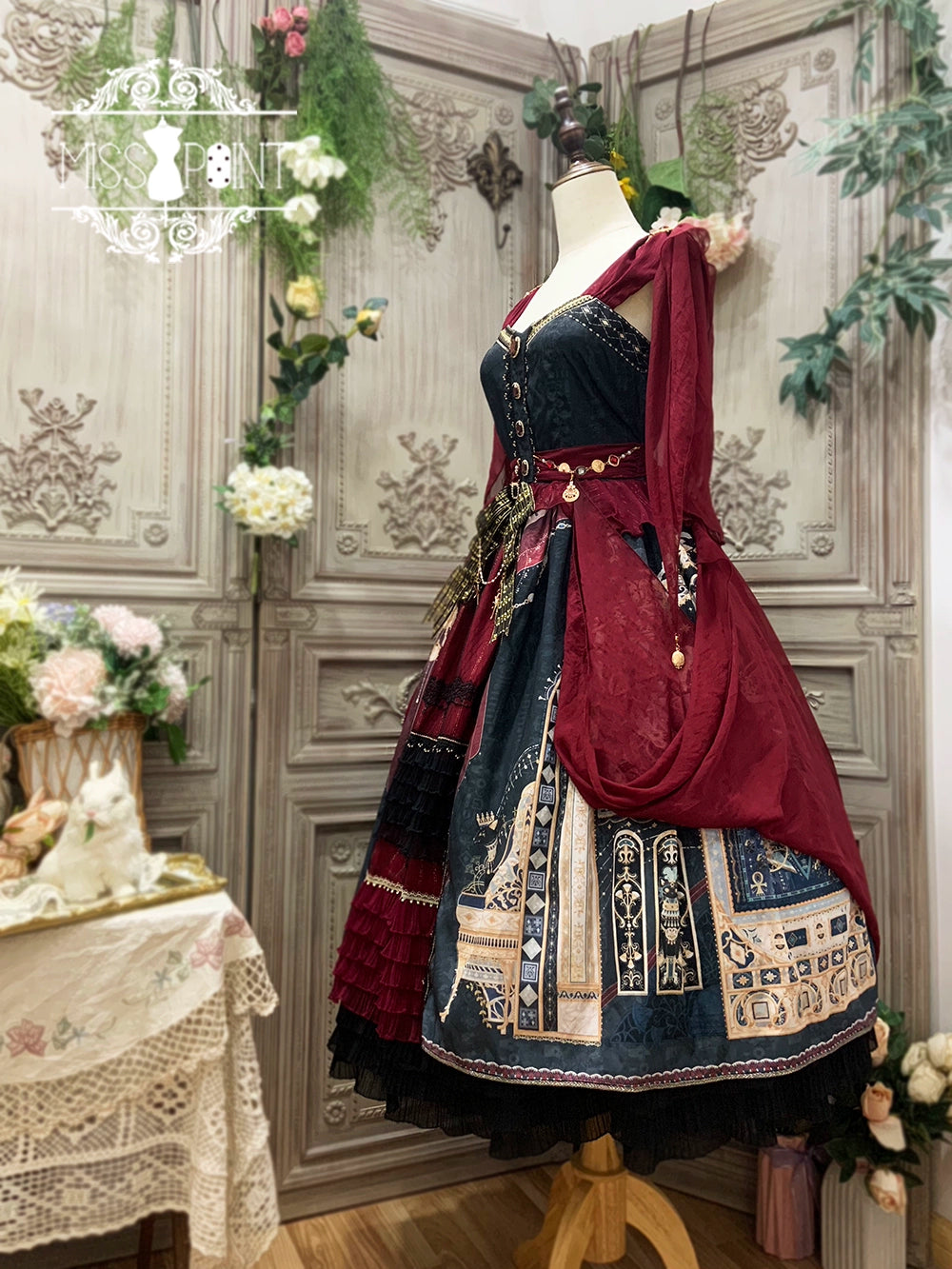 Miss Point~Dusk Best~Egyptian Lolita Dress Set Gorgeous JSK 38348:585832