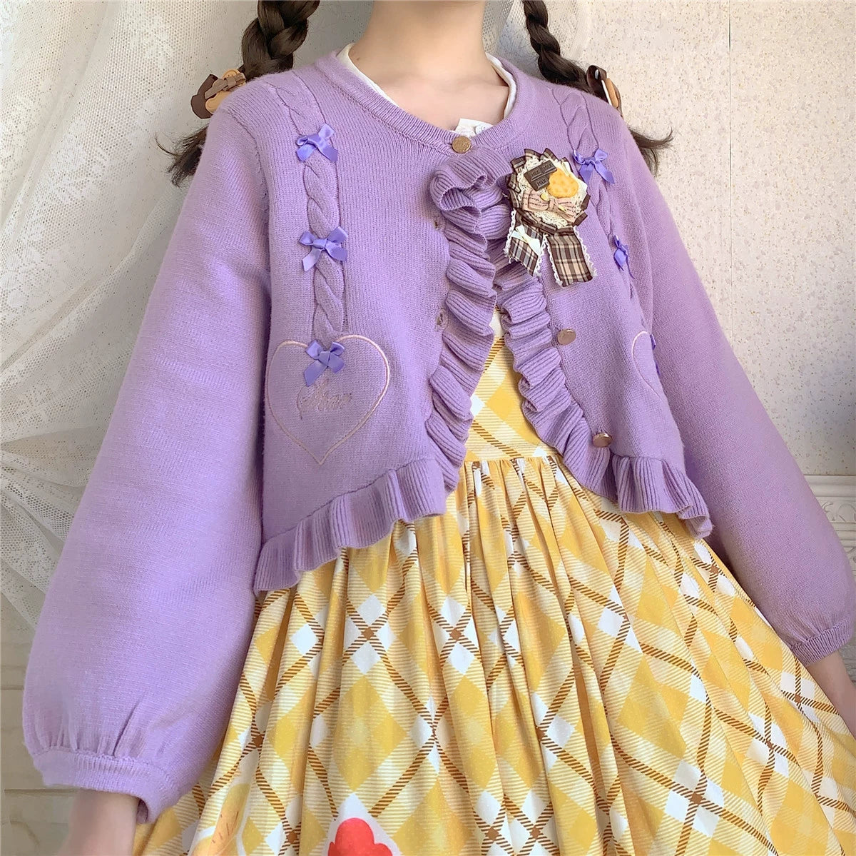 (BFM)Dark Star Island~Sugar Frost~Sweet Lolita Cardigan Knit Embroidered Sweater 34274:449594