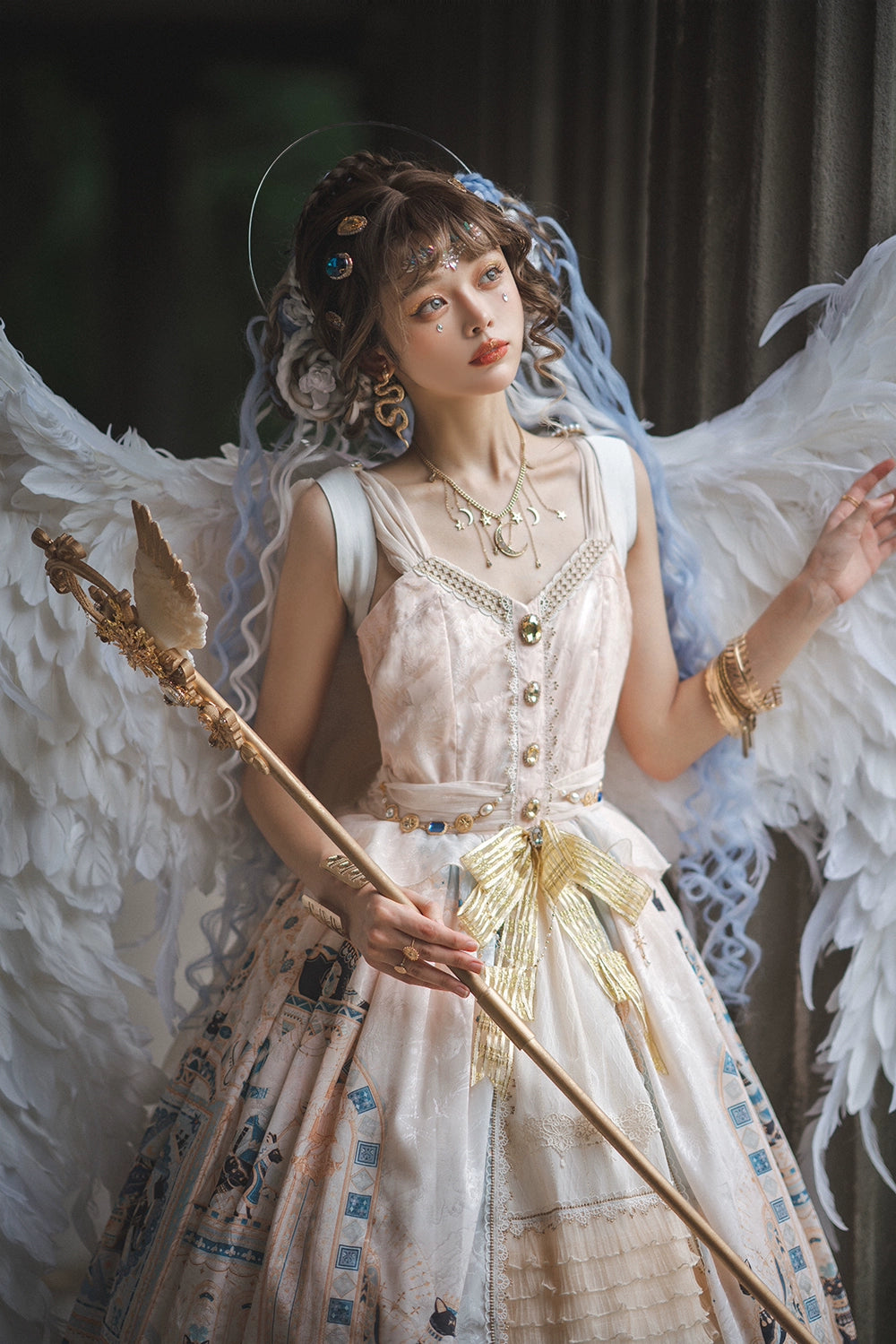 Miss Point~Dusk Best~Egyptian Lolita Dress Set Gorgeous JSK 38348:585818