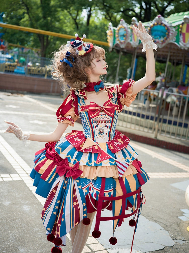 Circus Fairy Tale Opener - Doll-Like Kawaii Lolita Dress