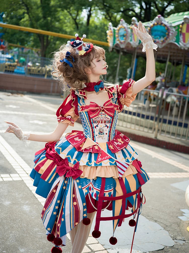 Circus Fairy Tale Opener - Doll-like Lolita Bowknot Hand Sleeve