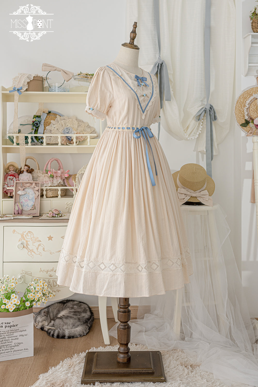 (Buyforme)Miss Point~Happy Summer Elegant Lolita Floral OP Dress