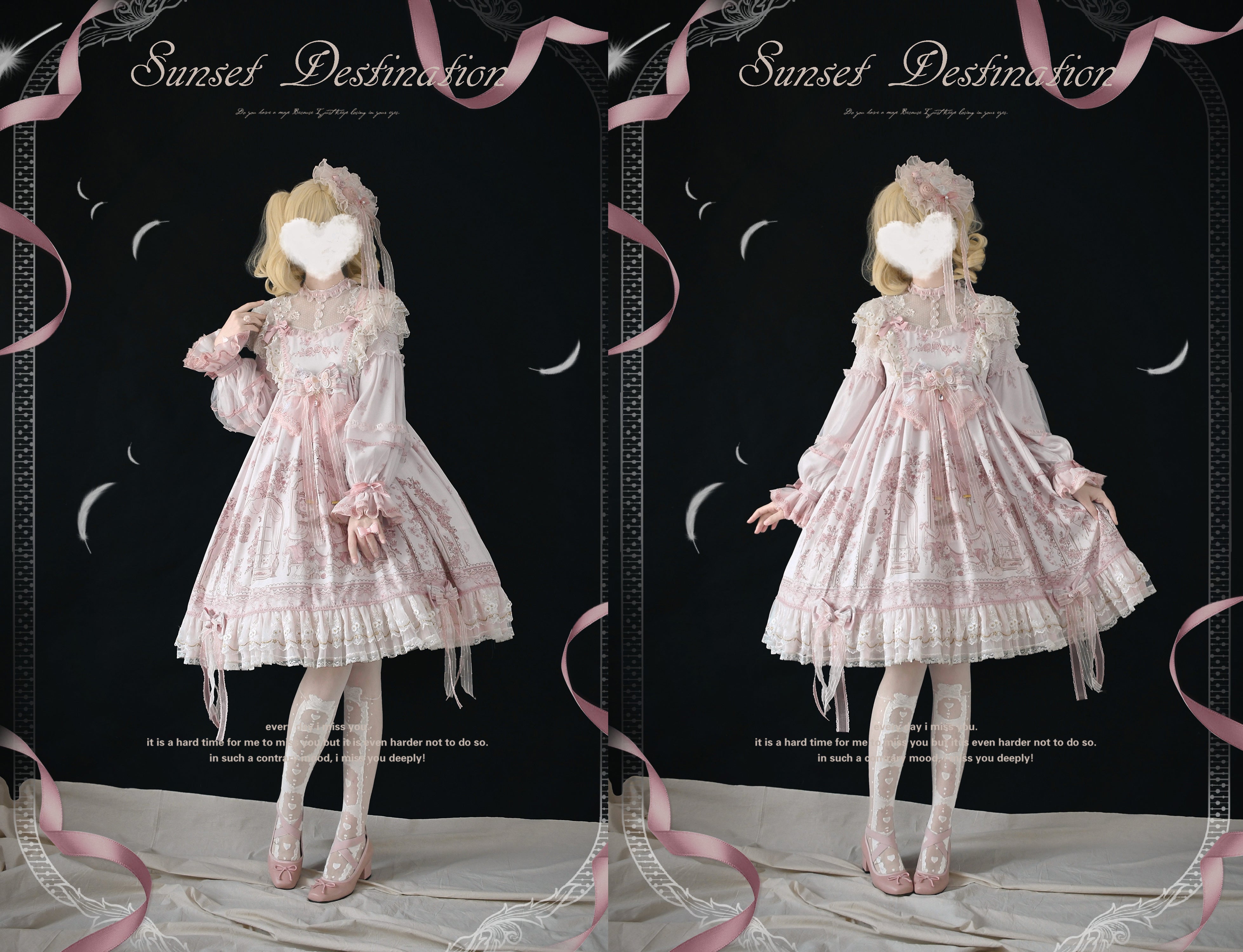 Garden Cat~Sunset Realm Lolita Bride Gorgeous OP FS 15208:197964
