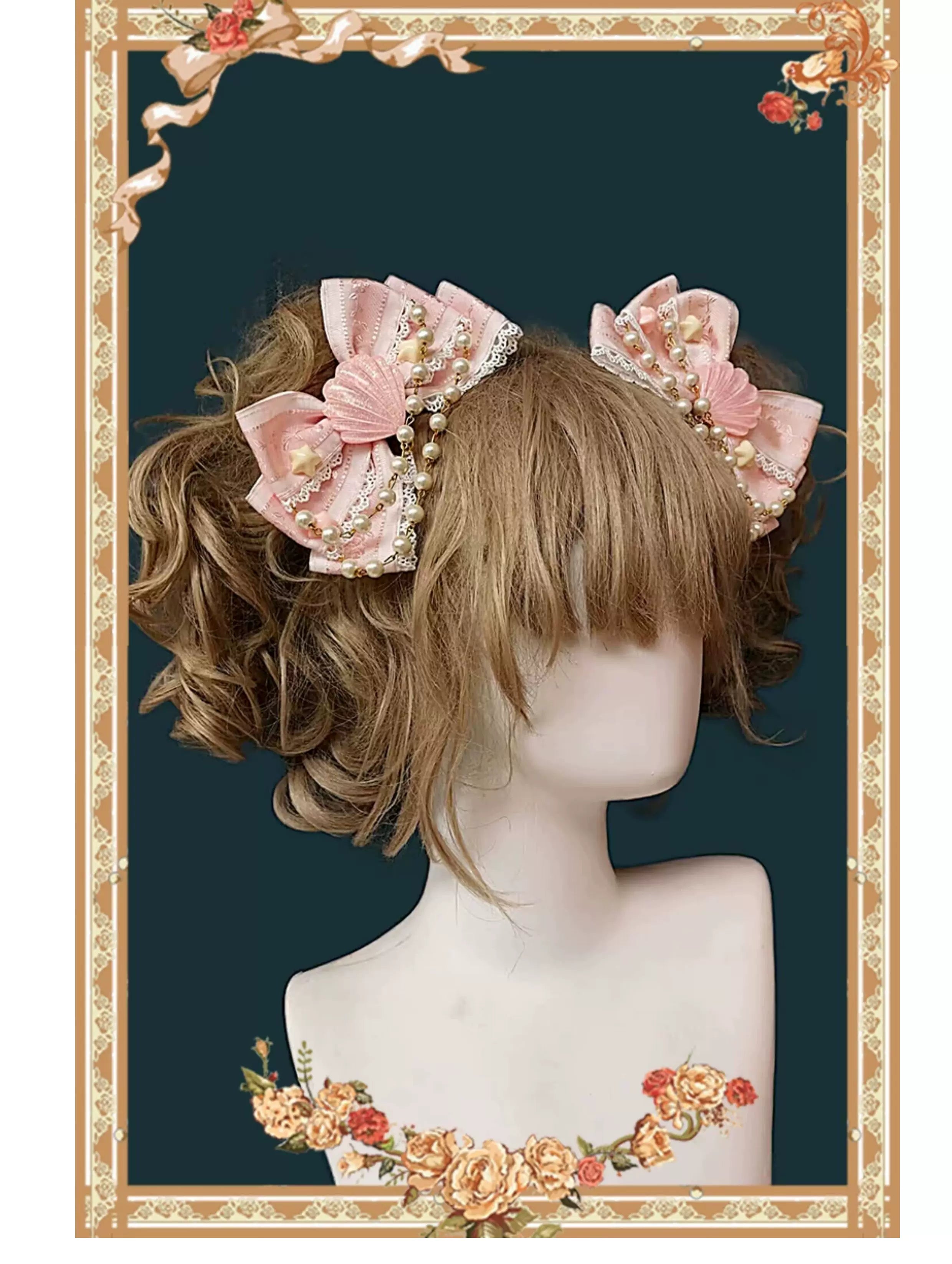 Sleepy Bear - Kawaii Lolita Bear and Star Printed Dress 45663:857681
