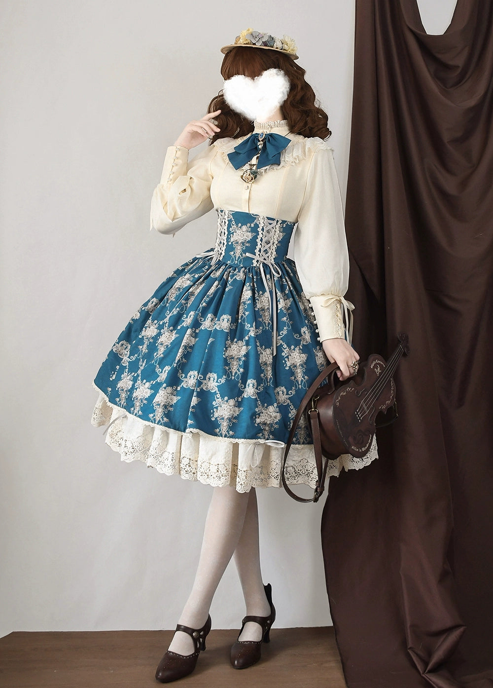 (BFM)Miss Point~Customized Vintage Lolita Skirt Elegant Pullover Fishbone SK 31464:363140