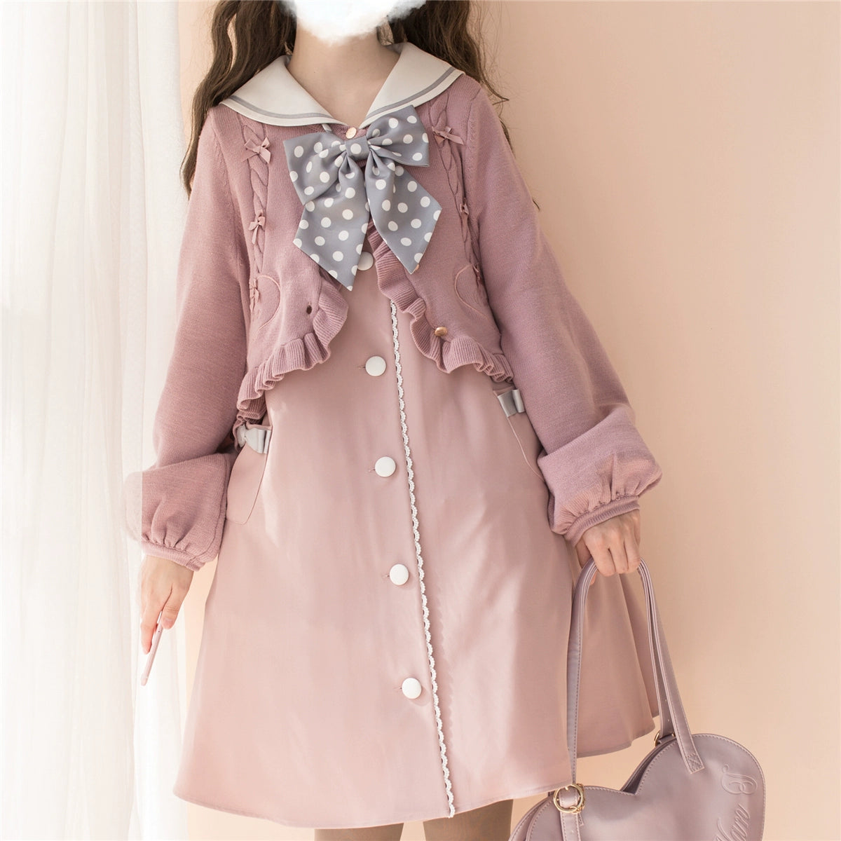 Sugar Frost - Sweet Lolita Cardigan Knit Embroidered Sweater
