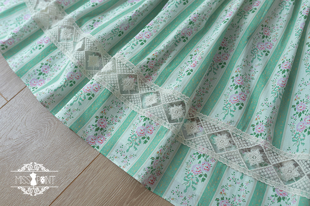 (Buyforme)Miss Point~Happy Summer Elegant Lolita Floral OP Dress 17704:244856