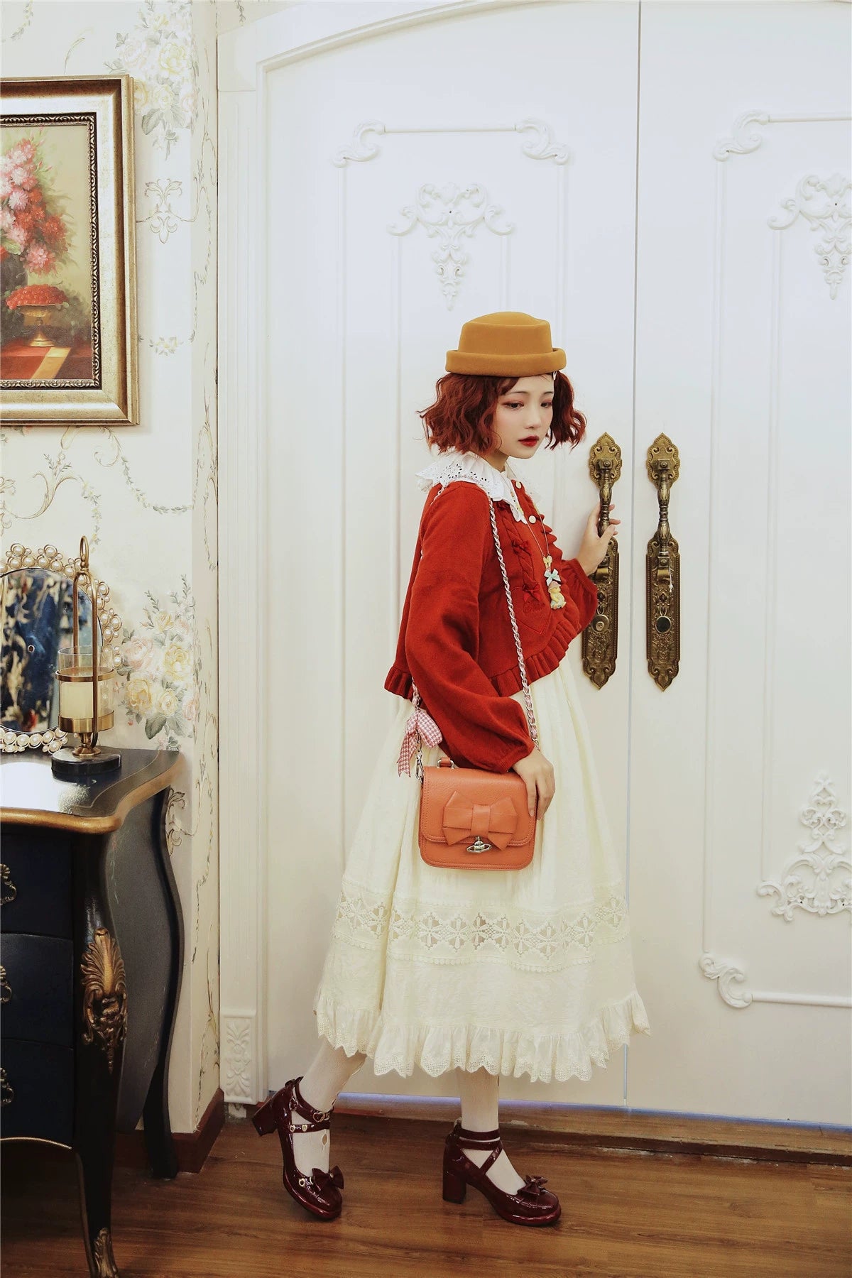 Sugar Frost - Sweet Lolita Cardigan Knit Embroidered Sweater