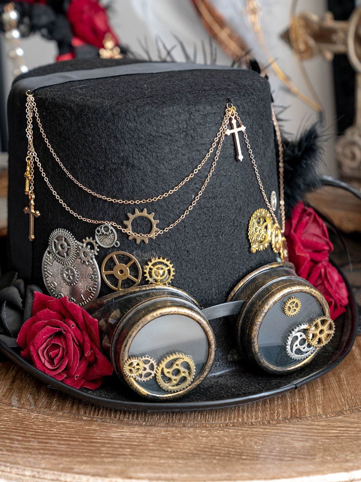Luna Planetarium - Evil Fang - Gothic Lolita Accessories Brooch Necktie Clip KC Hat