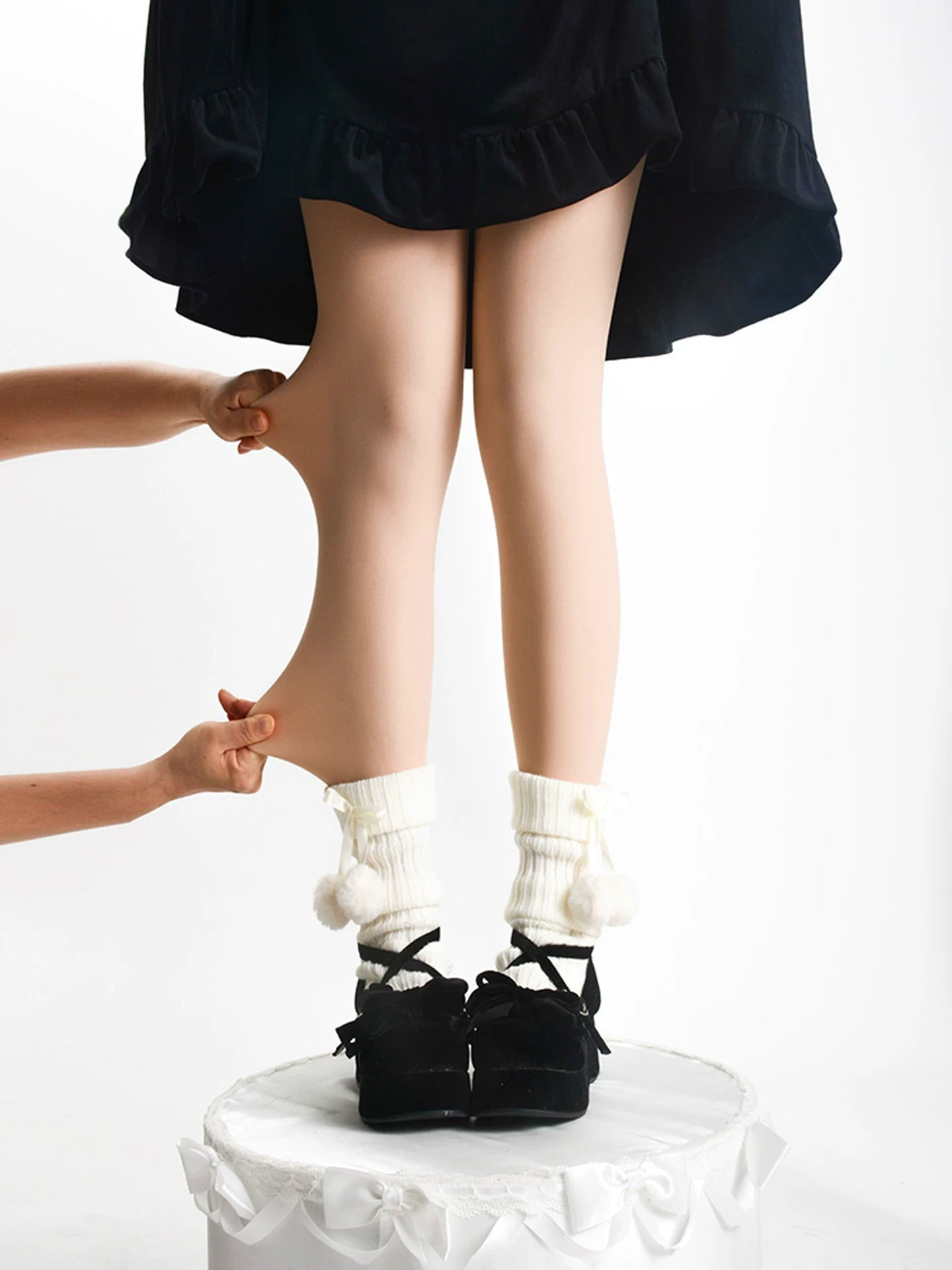 Daily Lolita Fleece-lining Pantyhose, Leg Warmers 44339:808663