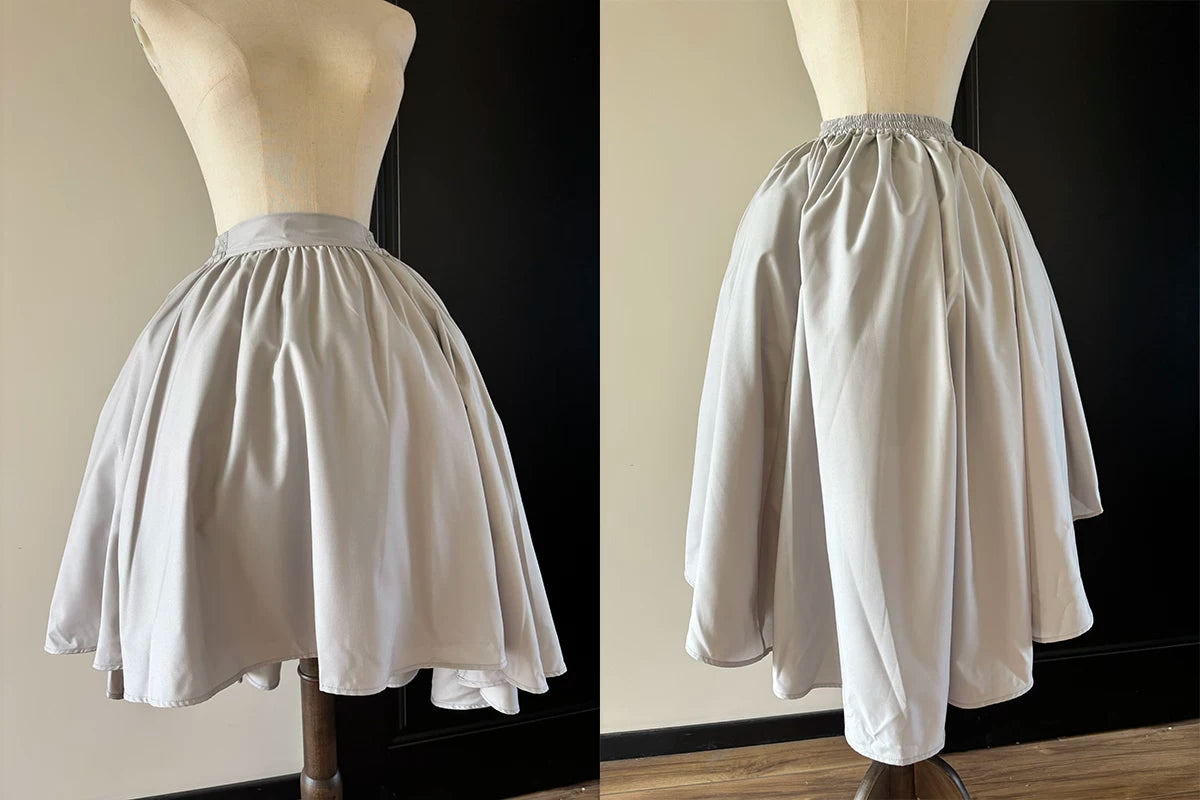 Shadow Hymn - Gothic Lolita Solid Shirt & Skirt, Side Zipper