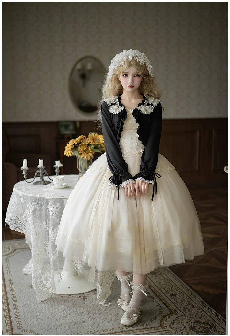 Half Summer - Sweet Lolita Sun Protection Bolero, Lace & Bow