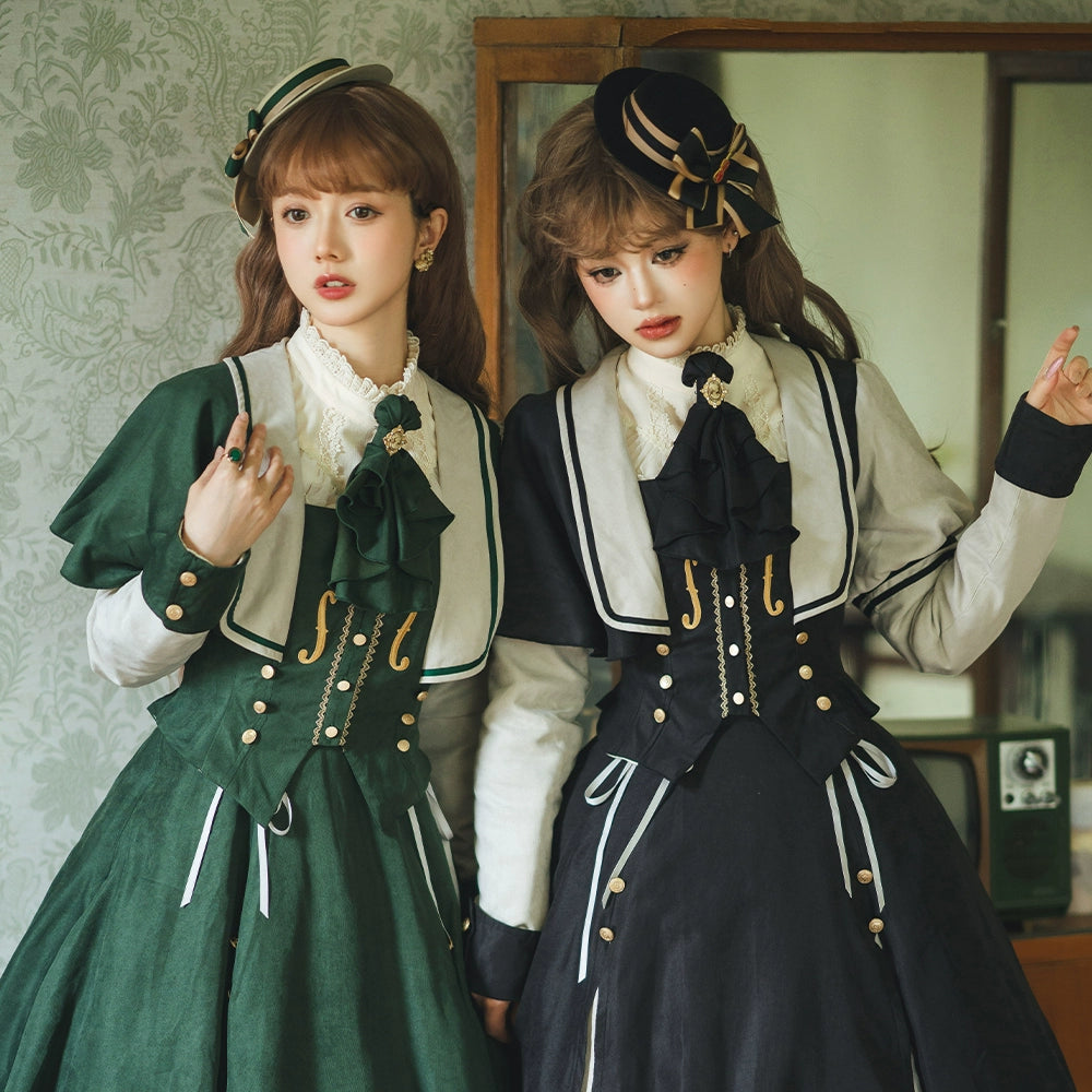 Miss Point - Elegant Lolita Top Hat - Golden Movement Lolita Hat