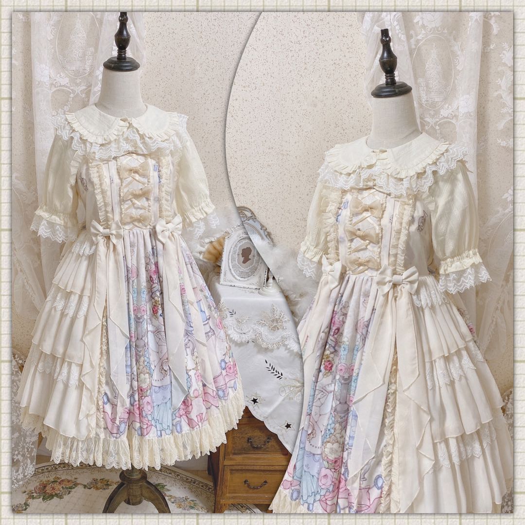 MIST~Sweet Lolita Golilla Short Sleeve Shirt 9912:184402