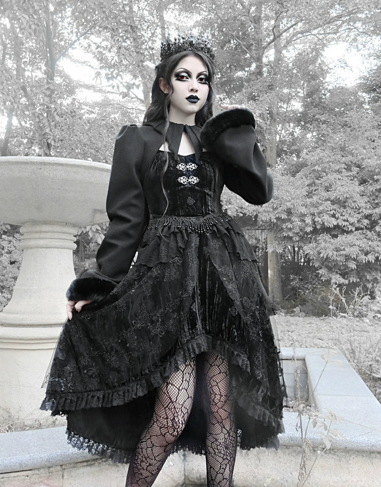 Blood Supply - Misty - Gothic Lolita Dress Black JSK Halloween