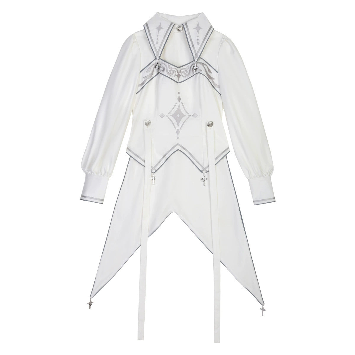 Cornfield Lolita - Bionic Dimension - Ouji Lolita Shorts Suit Punk Lolita Cape Set S Top