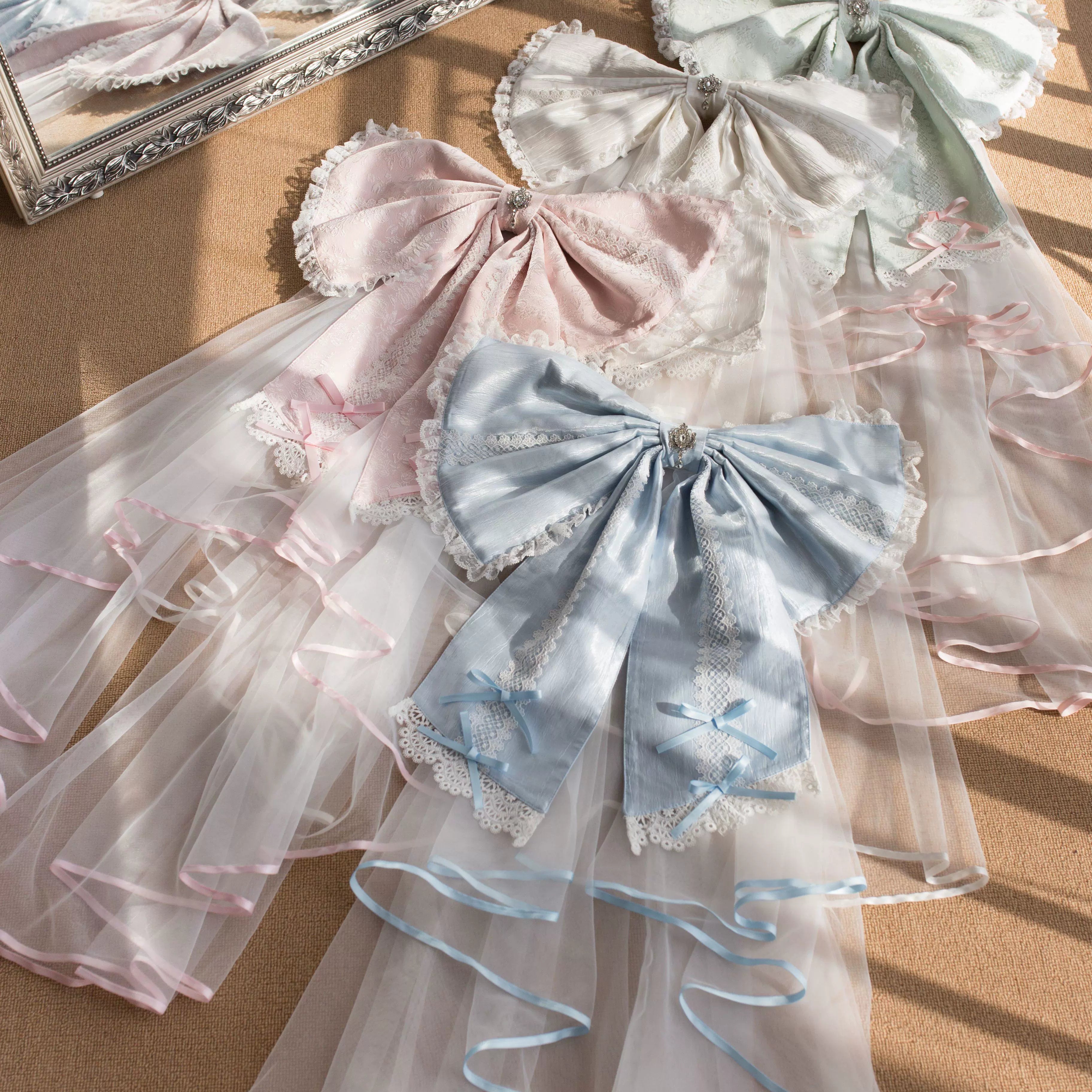 Flower Banquet - Wishing Star - Sweet Lolita Blouse Princess Sleeve Shirt and Accessories 41858:716134