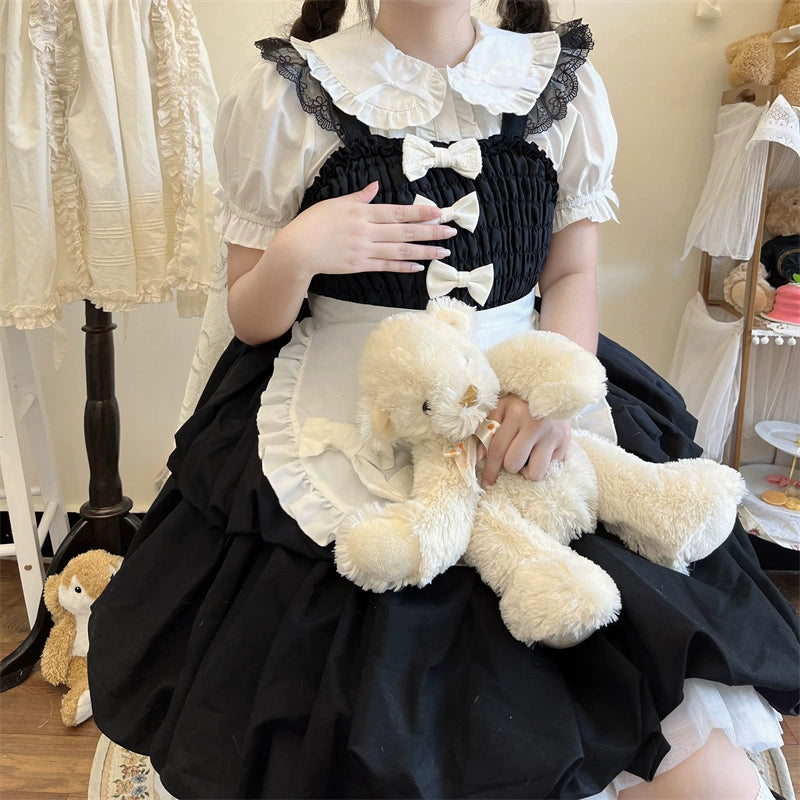 Sugar Girl - Sweet Lolita Blouse Bubble Sleeve Shirt