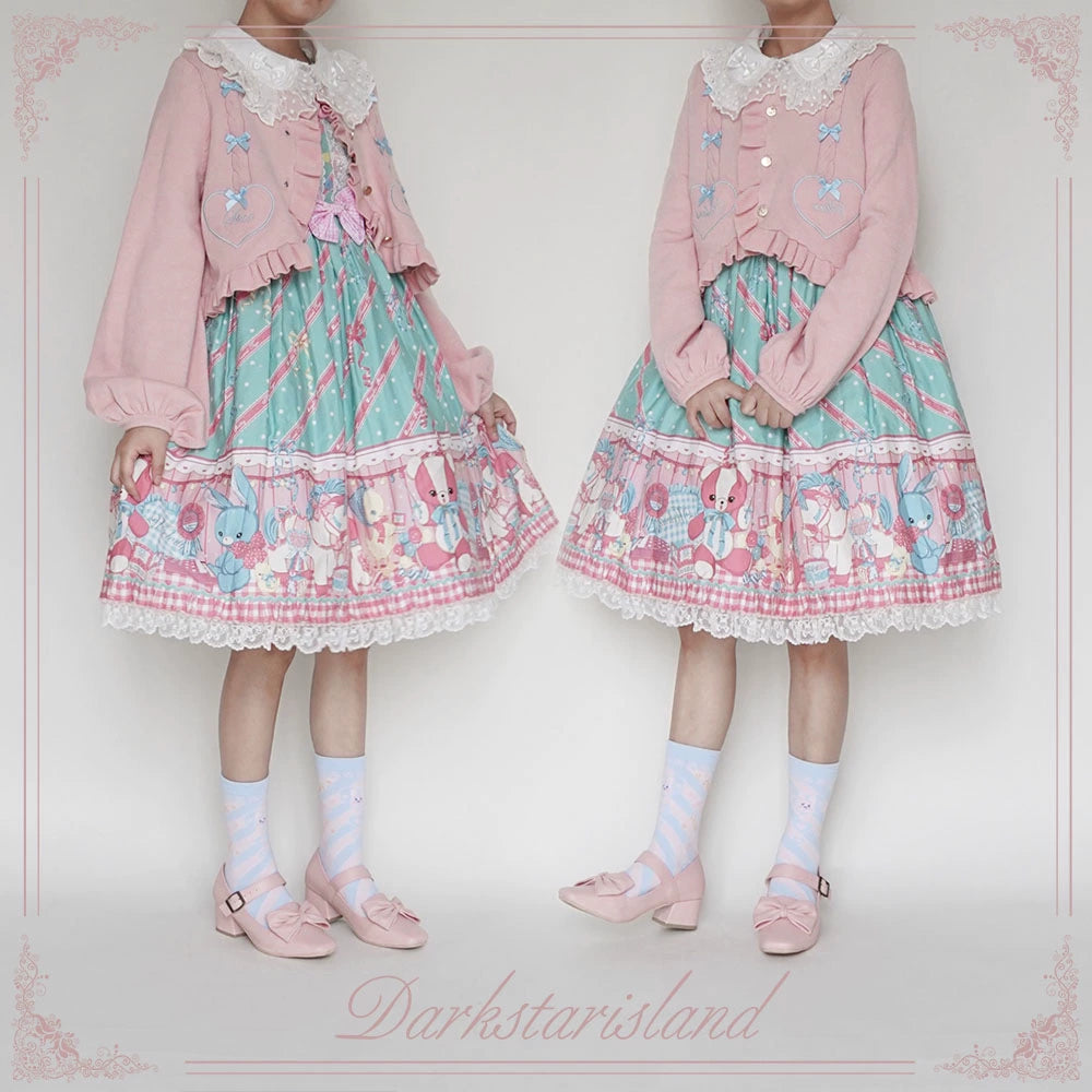 (BFM)Dark Star Island~Sugar Frost~Sweet Lolita Cardigan Knit Embroidered Sweater 34274:449458