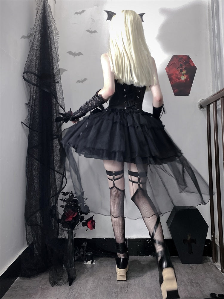 Letters from Unknown Star~Little Rose~Summer Casual Lolita Fashion Dress Sexy JSK 11514:133148