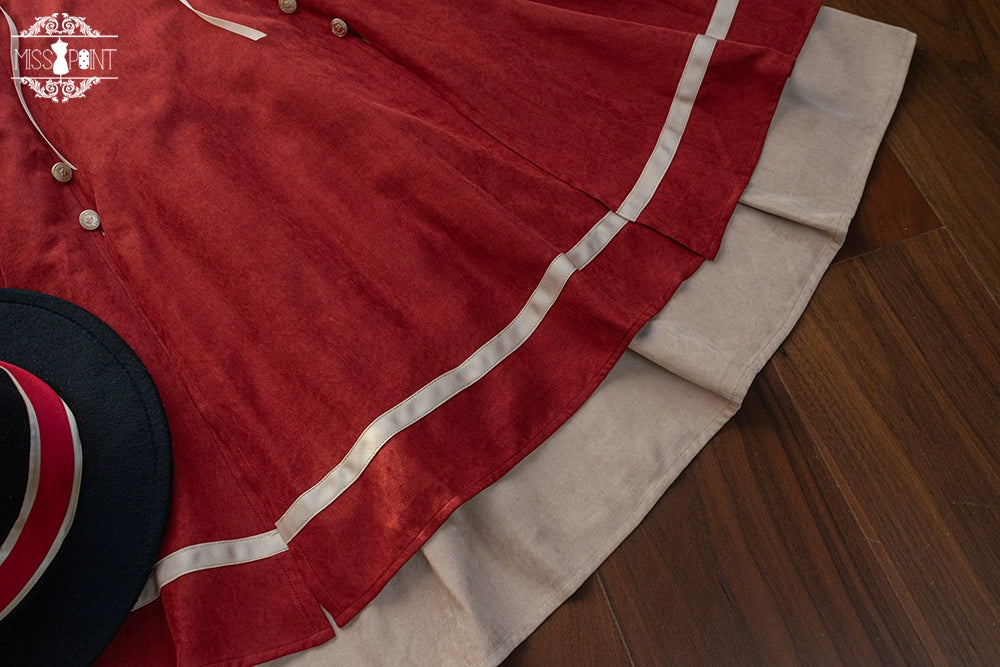 Miss Point~Golden Movement~Elegant Lolita Fishbone Skirt Customized 32242:381382