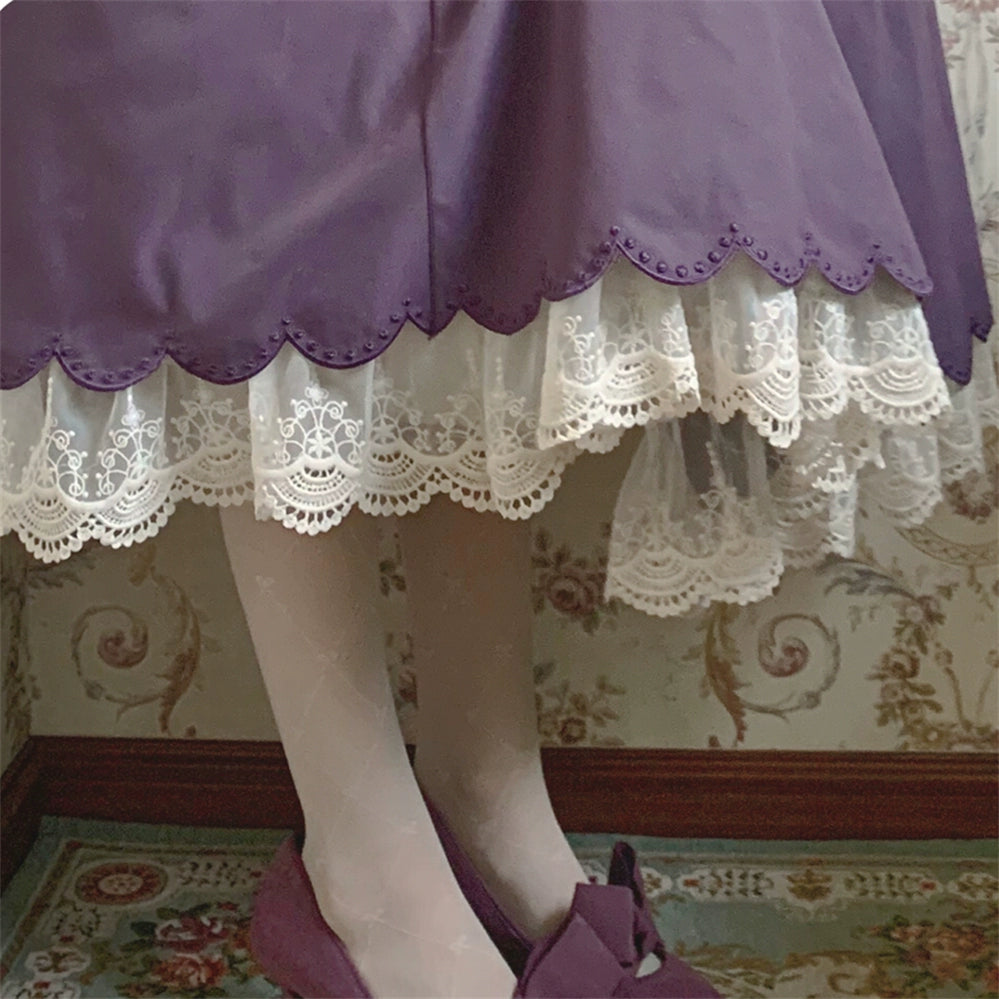 EESSILY - Countess's Autumn Travel - Vintage Lolita Shirt and Skirt 44247:800602