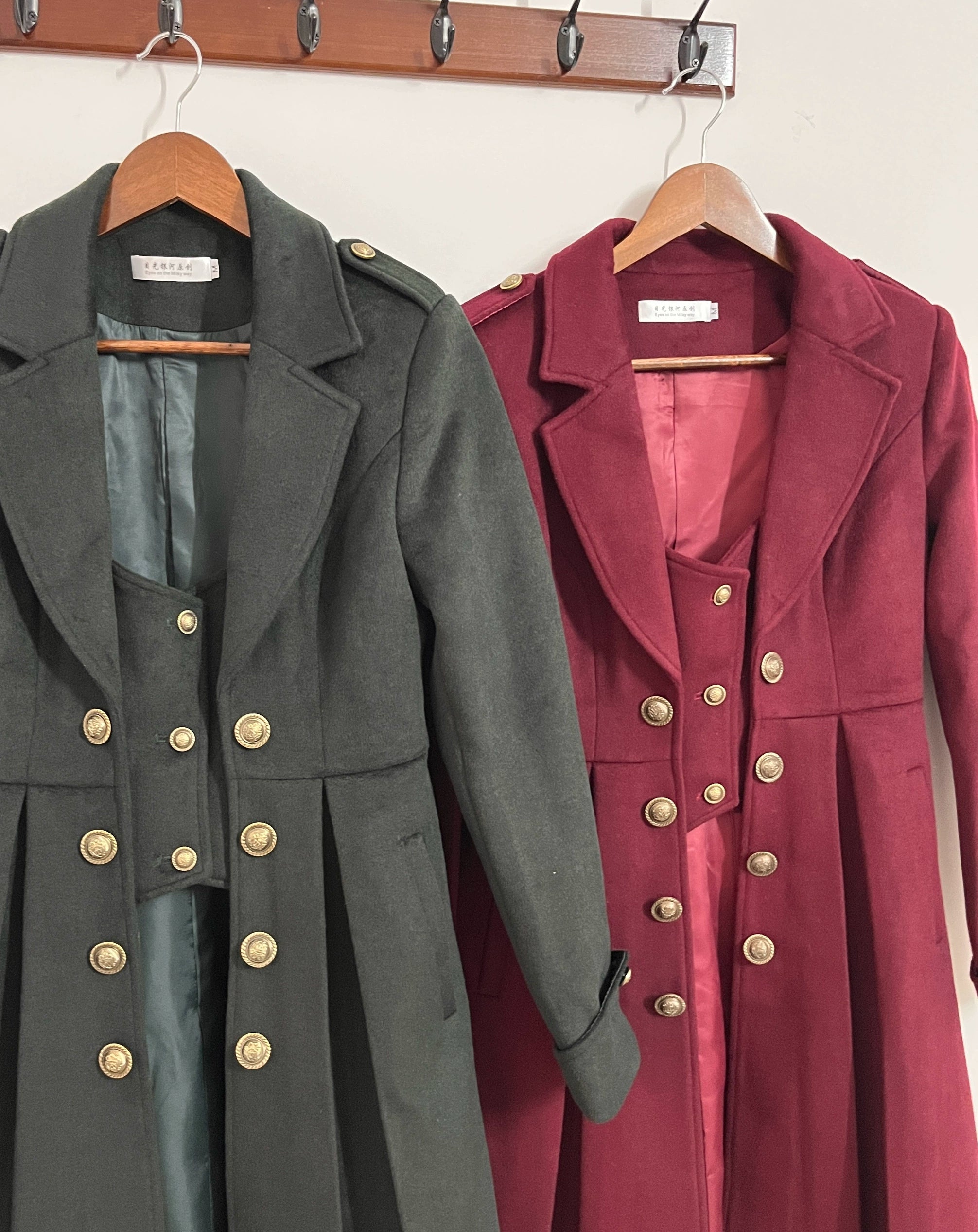 Gazing Galactic - Ouji Lolita Coat Winter Gothic Prince Wool Outwear