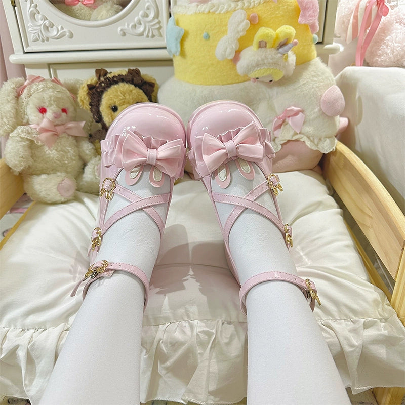 Fairy Godmother - Bond Bunny - Sweet Lolita Platform Shoe, Bunny Ear Accents
