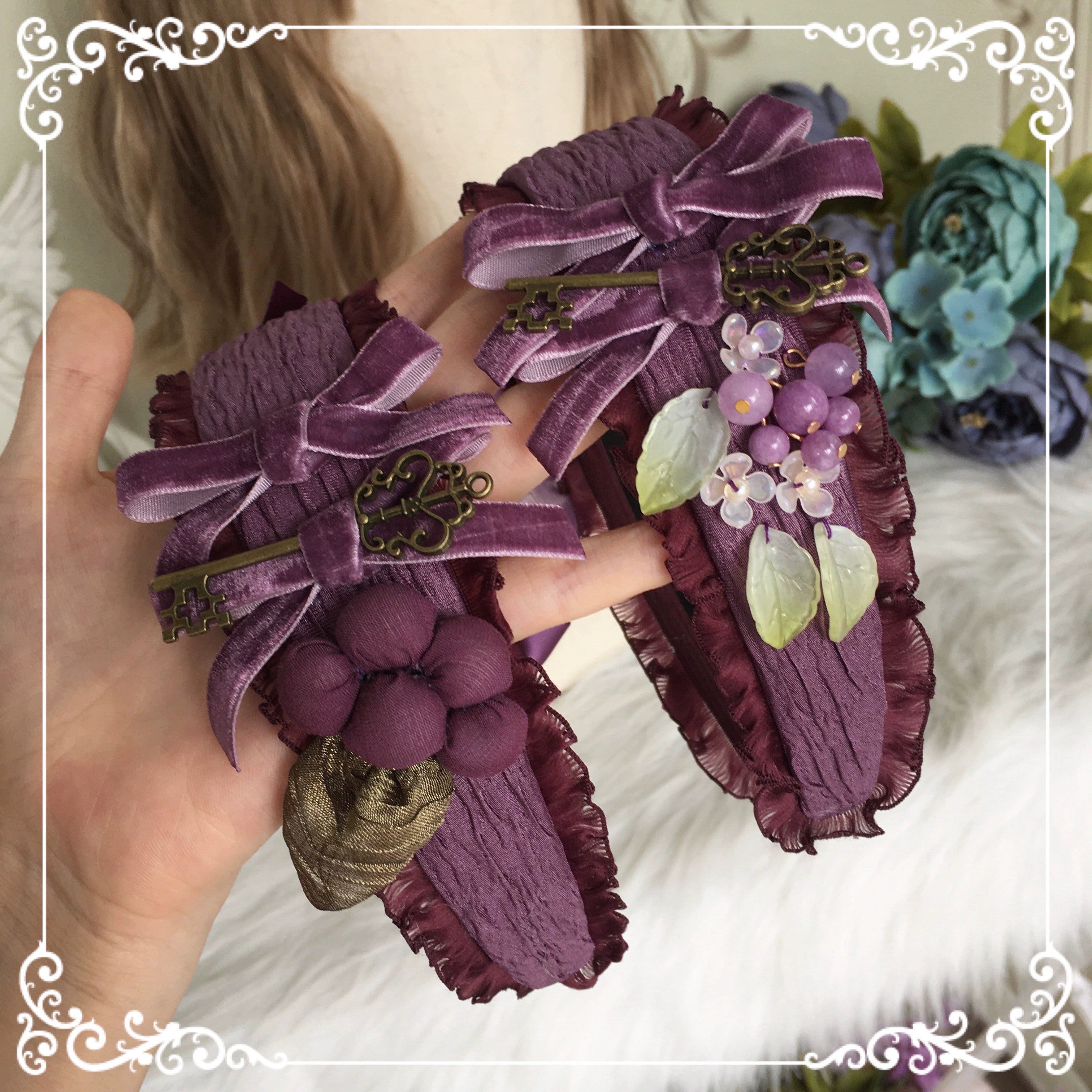 (Buyforme)Chestnut Lolita~Louvre Vineyard Accessory Hairband Retro Lolita KC 28850:323060