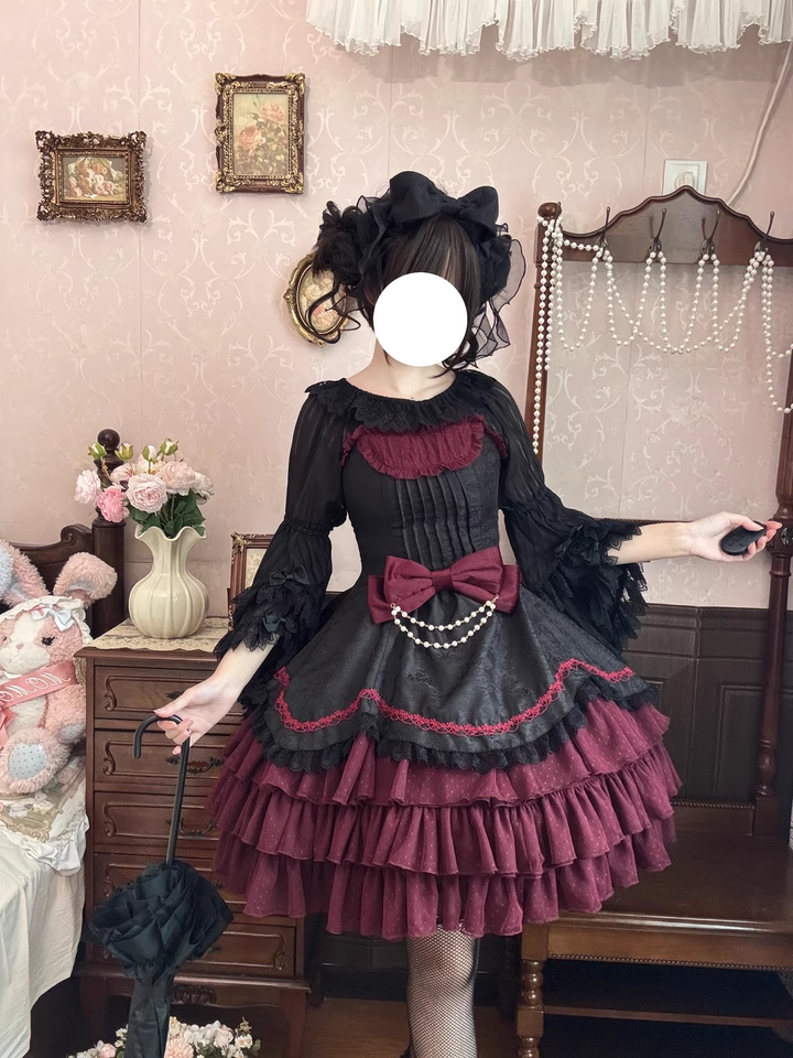 Pearl Box - Classic Lolita JSK, Bustle Back Hem 44506:811386