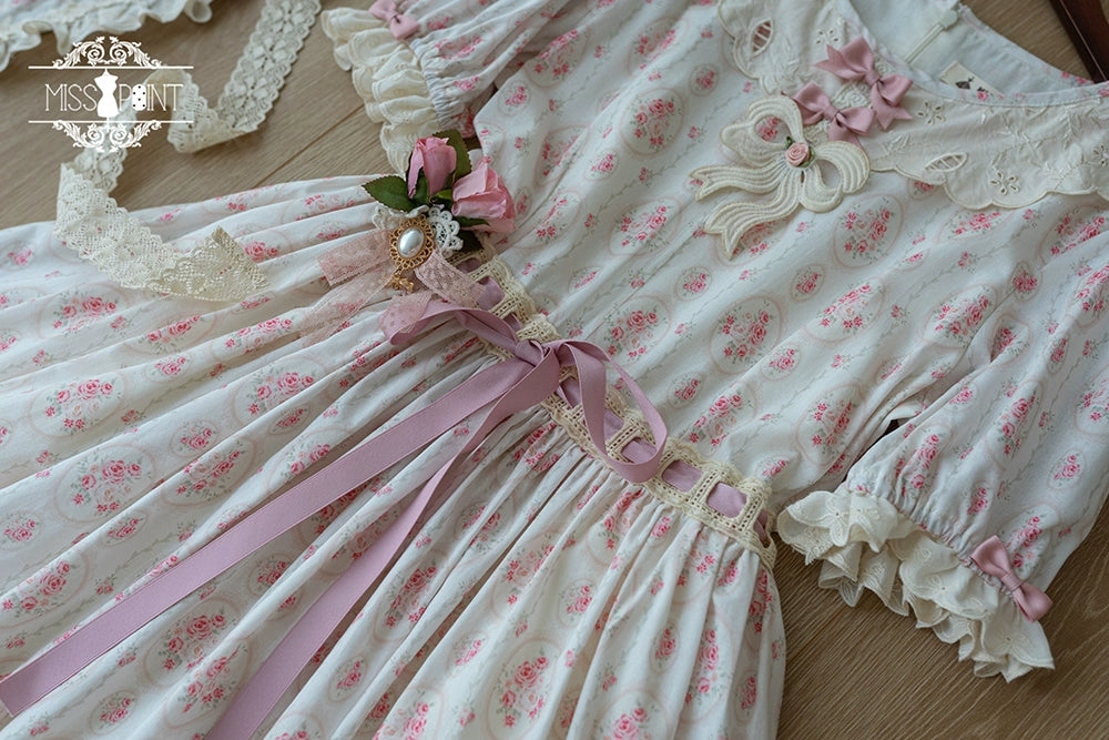 Miss Point~Customized Elegant Lolita OP Dress Cute Daily Girl Short Lolita Dress 35670:519798