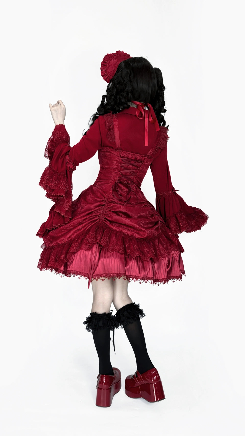 Moon River - Moonlit Spider - Gothic Lolita SK & JSK Dress Outfit Set 44232:799720