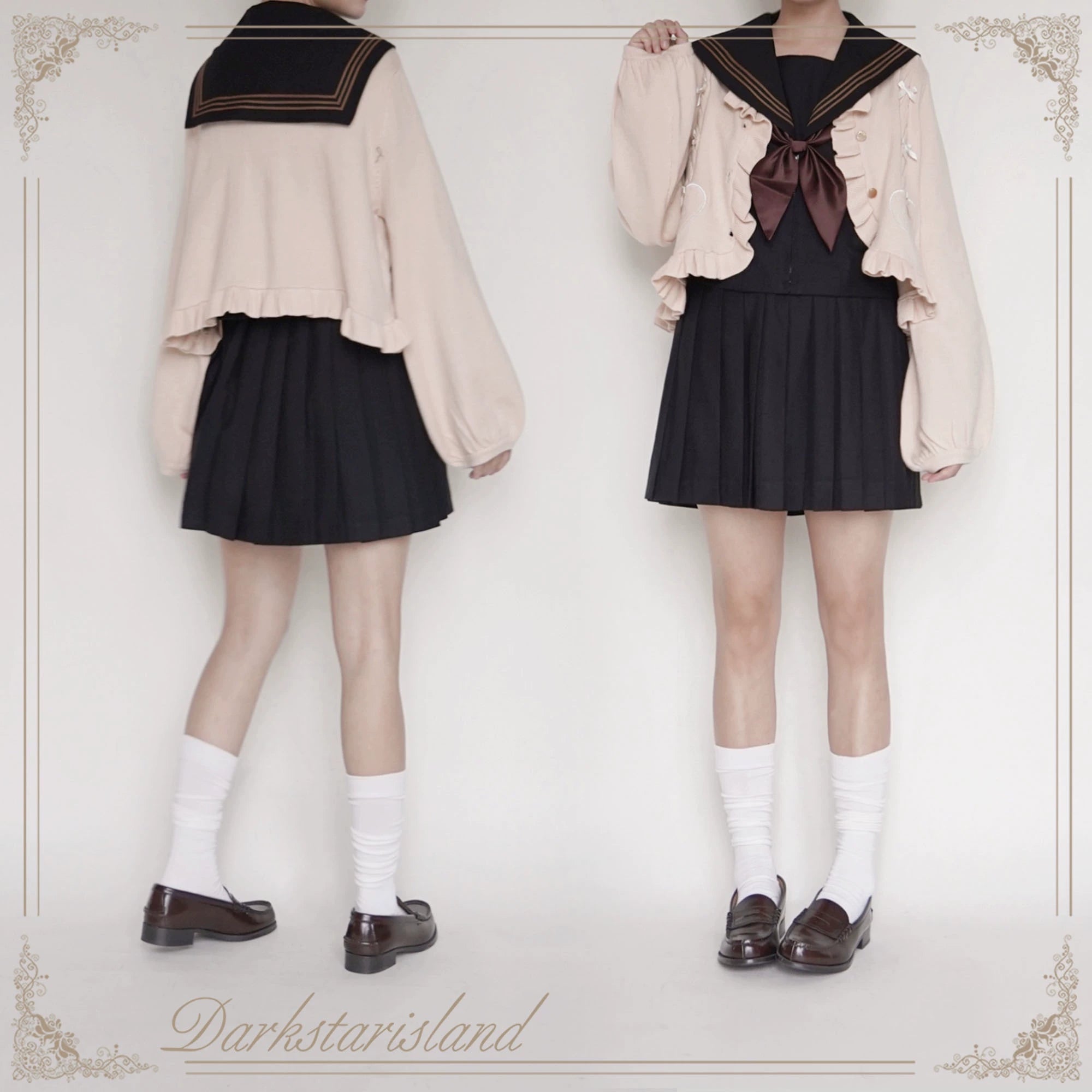 (BFM)Dark Star Island~Sugar Frost~Sweet Lolita Cardigan Knit Embroidered Sweater 34274:449606