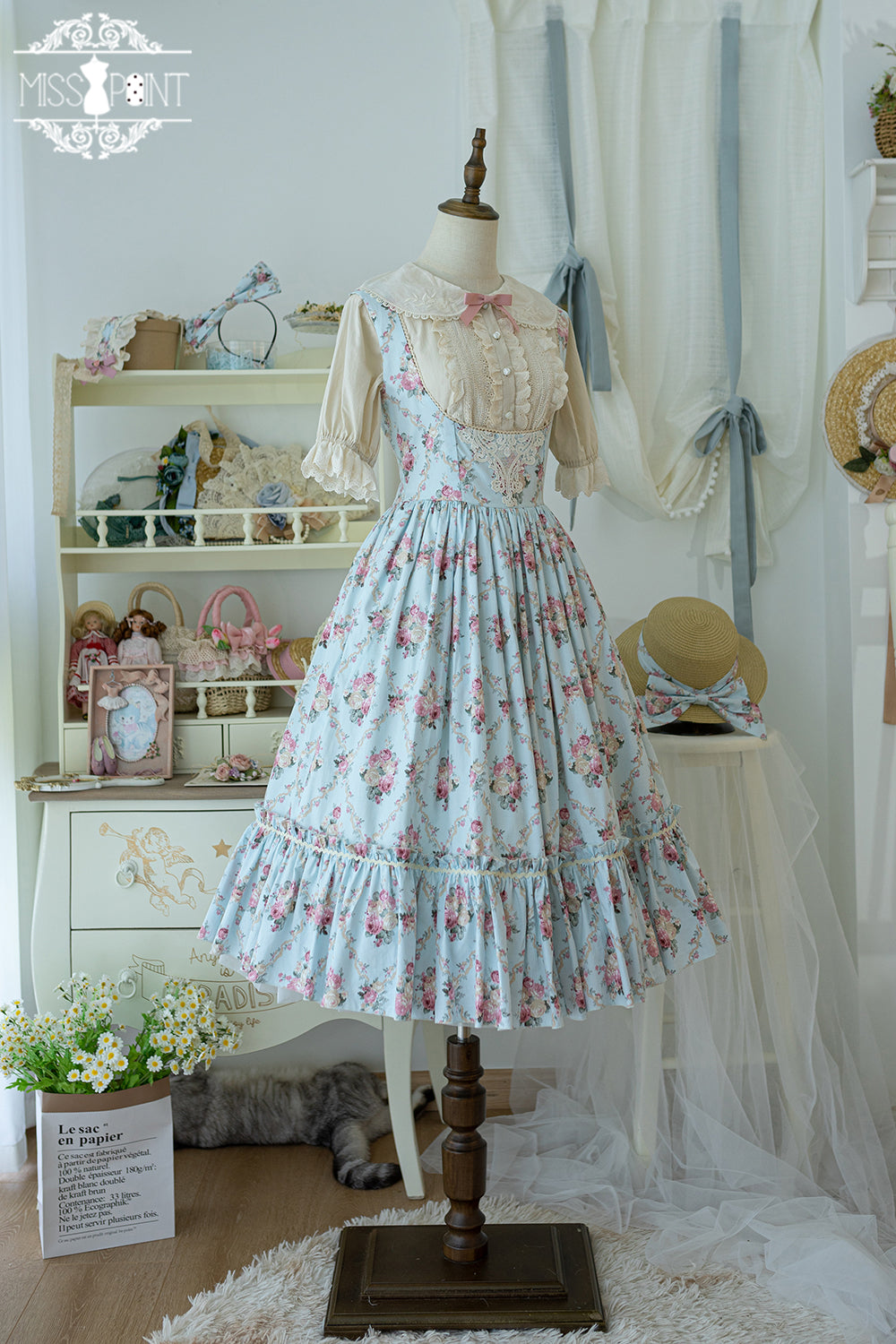 (Buyforme)Miss Point~Happy Summer Elegant Lolita Floral JSK 17940:246016