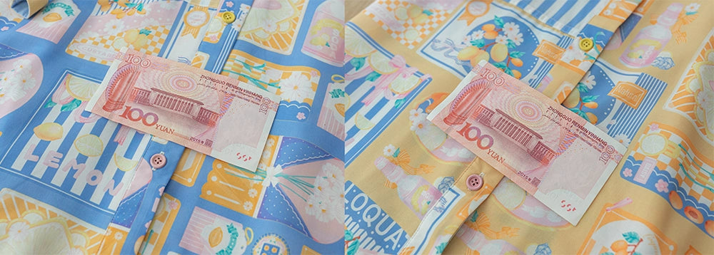 Miss Point~Daisy Lemon~Daily Lolita Lemon Print JSK Customized 21502:310654