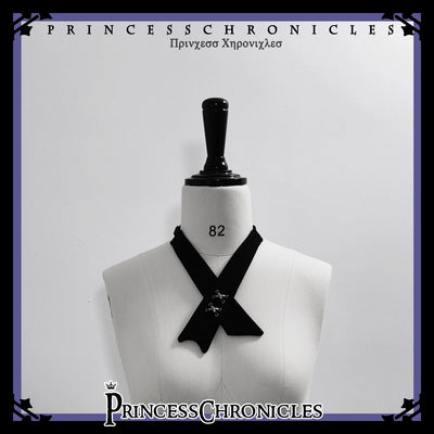 Princess Chronicles~Crimson Ash Zero~Ouji Lolia Tie Black Bow Tie Bow tie  