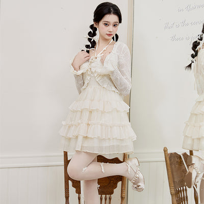 Tan Tuan~Elegant Lolita Lace Short Bolero   