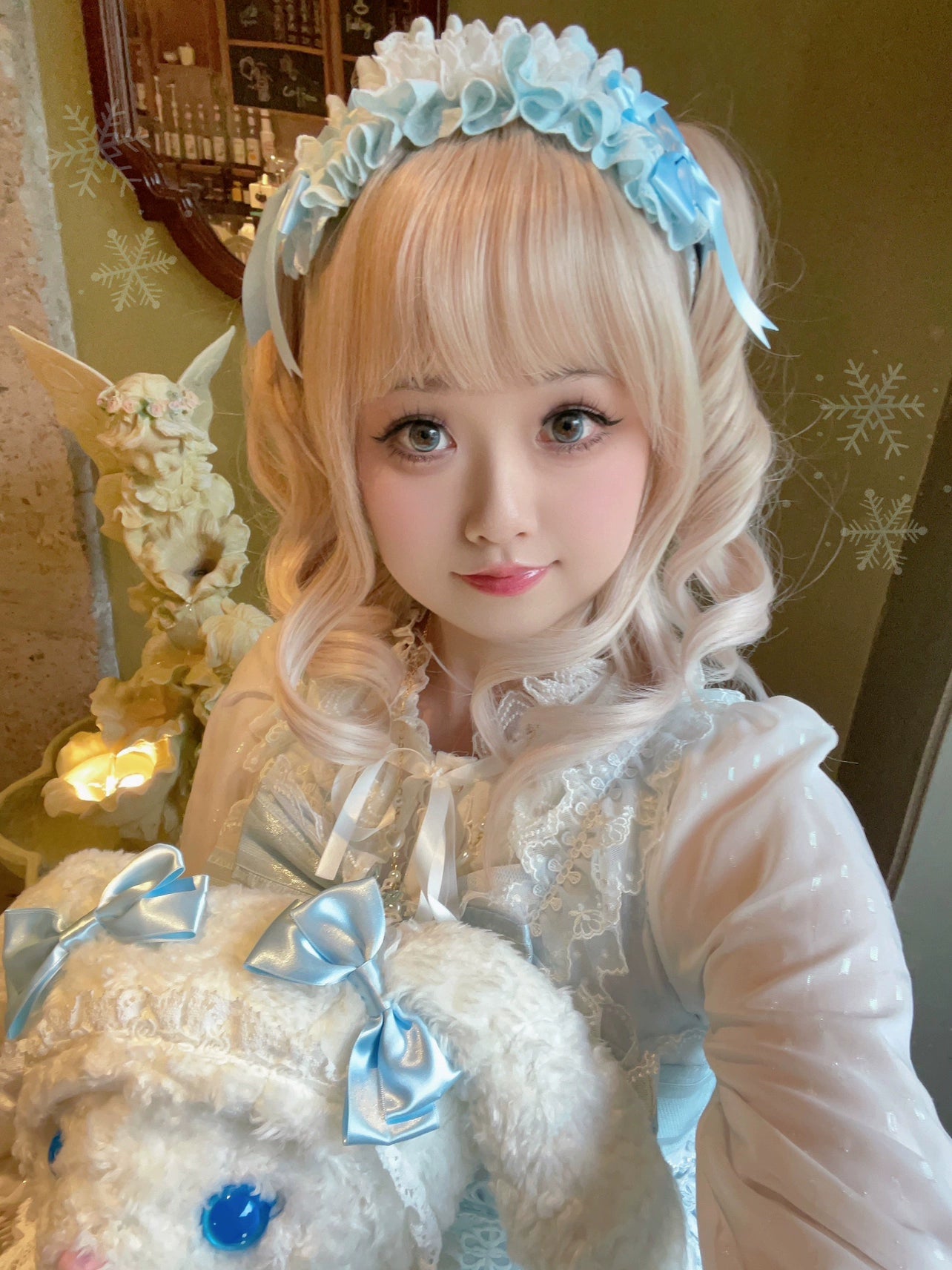 Cheese Cat - Sweet Lolita Headband Ribbon Bow Headbands