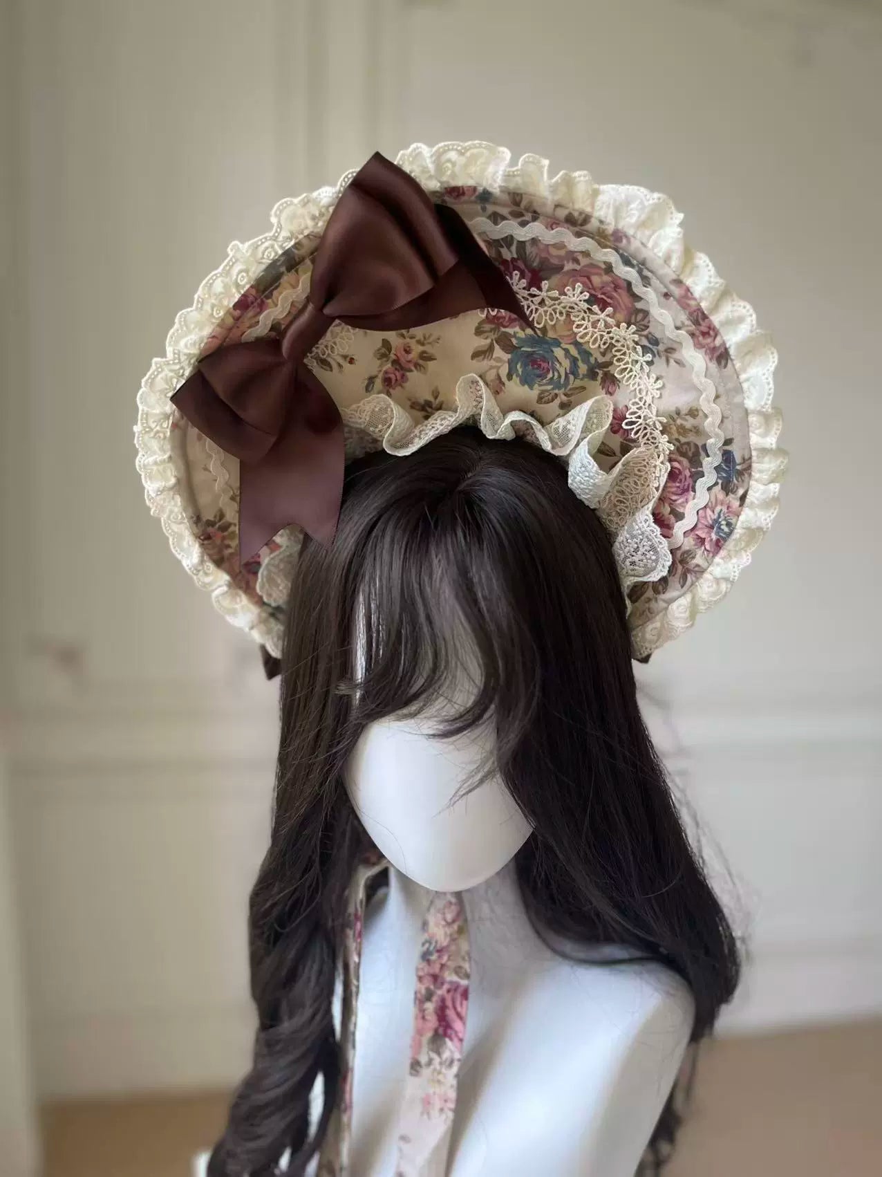 Alice in the Mirror - Albion Reverie - Floral Printed Old School Lolita JSK, Bust-Supporting Dress (M) / 2XL L M S XL) 44299:802493