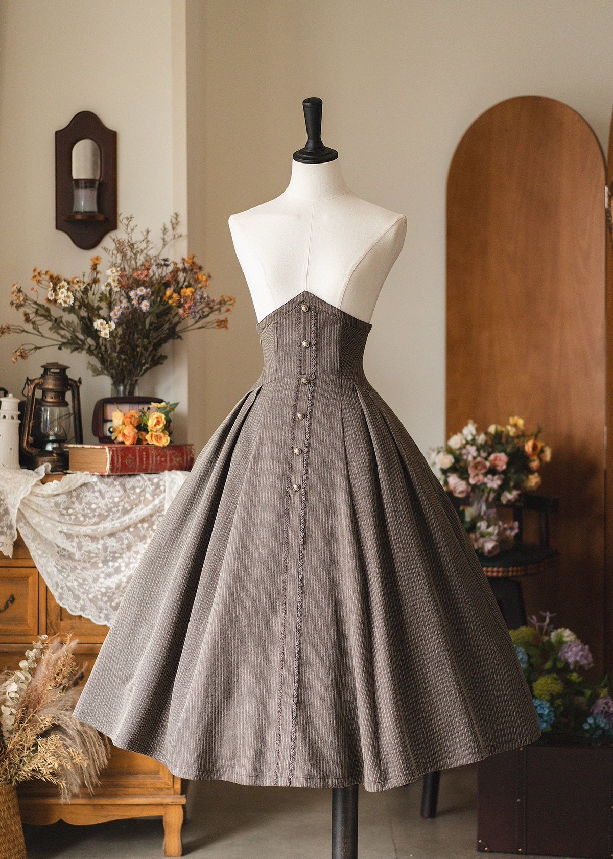 Forest Wardrobe - Forest Stationery - Classic Lolita SK Suit With Shirt And Coat (2XL L M S XL) 42087:725938