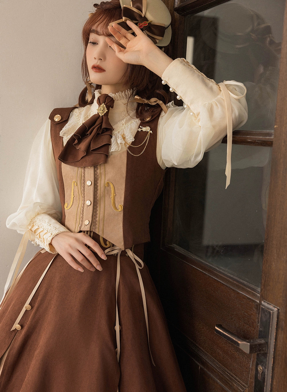 Miss Point~Golden Movement~Elegant Lolita Waistcost Short Vest Customized 32244:381146
