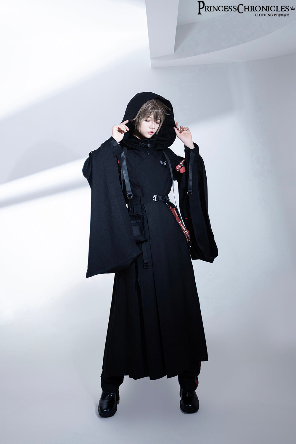 Princess Chronicles - Nameless Blade - Waste Soil Ouji Lolita Black Skirt