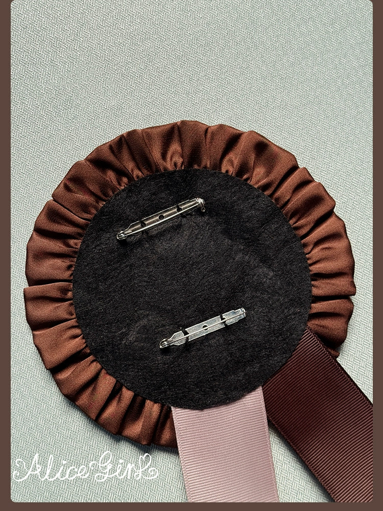 Alice Girl - Bear Chocolate Slab - Jacquard Classic Lolita Accessories